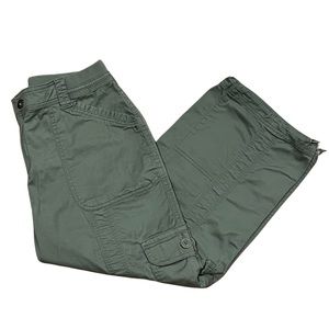 Style & Co Bungee-Hem Cargo Capri Pants - Size 10
